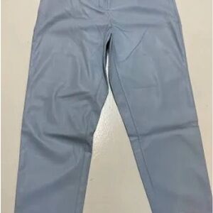 Pleather shimmer jeans